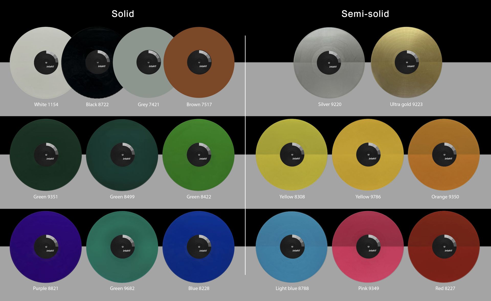 Select Lp Colours sustainable | intakt!